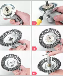 ECHOO Tête De Coupe En Fil D'acier 200mm, Débroussailleuse, Plaque De Désherbage, Kit De Fixation De Boîte De Vitesses Pour Tondeuse à Gazon 11 ECHOO Tête De Coupe En Fil D'acier 200mm, Débroussailleuse, Plaque De Désherbage, Kit De Fixation De Boîte De Vitesses Pour Tondeuse à Gazon -DĂ©broussailleuse Soldes Magasin 40122261 5