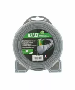 G�N�RIQUE Coque Fil Nylon Ondulé Rond OZAKI ENERGY LINE. - Longueur: 15 M, Ø: 2,00mm.