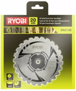 Lame Scie 26 Dents RYOBI 20cm Pour Débroussailleuses Thermiques RAC136 -Débroussailleuse Soldes Magasin 4223482 2