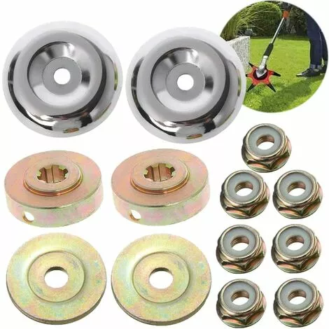GUAZHUNIFR Tête De Débroussailleuse Universelle Accessoires,coupe Patron Mangeur De Mauvaises Herbes,lames De Désherbant,tête De Mangeur De Mauvaises Herbes,Ecrous De Fixation Tête De Coupe Bordure, Guazhuni 8PCS+5PCS 3 GUAZHUNIFR Tête De Débroussailleuse Universelle Accessoires,coupe Patron Mangeur De Mauvaises Herbes,lames De Désherbant,tête De Mangeur De Mauvaises Herbes,Ecrous De Fixation Tête De Coupe Bordure, Guazhuni 8PCS+5PCS