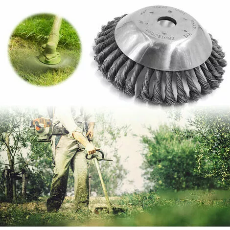 GUAZHUNIFR Tête De Désherbage Fil D'acier, 6 Pouce Brosse Rotative Disque De Pinceau à Roue Pour Outils De Pelouse Jardin Agriculture - Trou Intérieur 25.4mm Guazhuni (6 Pouce) 7 GUAZHUNIFR Tête De Désherbage Fil D'acier, 6 Pouce Brosse Rotative Disque De Pinceau à Roue Pour Outils De Pelouse Jardin Agriculture - Trou Intérieur 25.4mm Guazhuni (6 Pouce) – Image 5