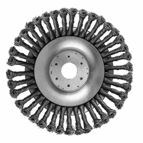 GDRHVFD Brosse À Joint De Mauvaises Herbes Professionnelle Brosse À Mauvaises Herbes Débroussailleuse Débroussailleuse Fil D'Acier Noué Argent Moderne 150 Mm 5 GDRHVFD Brosse À Joint De Mauvaises Herbes Professionnelle Brosse À Mauvaises Herbes Débroussailleuse Débroussailleuse Fil D'Acier Noué Argent Moderne 150 Mm – Image 3