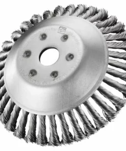 Brosse à Mauvaises Herbes Débroussailleuse Coupeur Tête Pour Débroussailleuse Brosse Ronde Pour Débroussailleuse Macaron (6"(25 Mm X 150 Mm)）