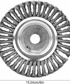 Brosse à Mauvaises Herbes Débroussailleuse Coupeur Tête Pour Débroussailleuse Brosse Ronde Pour Débroussailleuse Macaron (6"(25 Mm X 150 Mm)） -Débroussailleuse Soldes Magasin 42741098 3