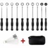 Lot De 10 Outil De Réglage De Carburateur Avec Brosse De Nettoyage Aiguille De Carburateur Starlight