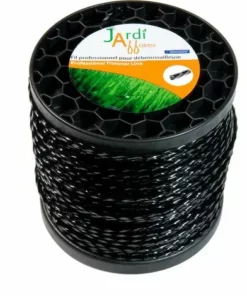 JARDIAFFAIRES Bobine De Fil Professionnel Torsade Pour Débroussailleuse 4mm X 88 Mètres