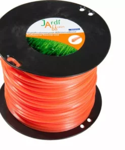 JARDIAFFAIRES Bobine De Fil Professionnel Carré Pour Débroussailleuse 4,4mm X 110 Mètres