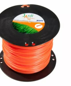 JARDIAFFAIRES Bobine De Fil Professionnel Rond Pour Débroussailleuse 2,4mm X 400 Mètres
