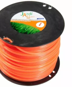 JARDIAFFAIRES Bobine De Fil Professionnel Etoile Pour Débroussailleuse 2,4mm X 476 Mètres