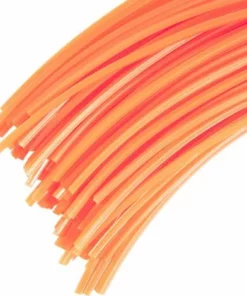 JARDIAFFAIRES 60 Brins De Fil Professionnel Carré Pour Débroussailleuse 4,4mm 35cm