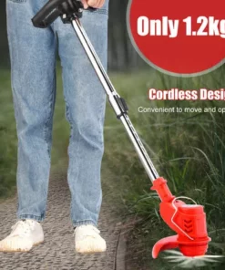 HAPPYSHOPPING Coupe-gazon Electrique 12VE Tondeuse A Gazon Portable Rechargeable A Usage Domestique Tondeuse De Branches D'herbe Portable Sans Fil Pour L'elagage/la Tonte De La Cour De Jardin, Modele : Prise UE Et 1 Batterie Au Lithium - Modele : Prise UE Et 1 Batterie -Débroussailleuse Soldes Magasin 43438914 5