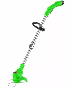 HAPPYSHOPPING Coupe-herbe Electrique 24V Tondeuse A Gazon Portable Rechargeable A Usage Domestique Tondeuse De Branches D'herbe Portable Sans Fil Pour L'elagage/la Tonte De La Cour De Jardin, Modele : Prise UE