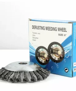 ELLE Tête De Désherbage Fil D'acier, 6/8 Pouce Brosse Rotative Disque De Pinceau à Roue Pour Outils De Pelouse Jardin Agriculture - Trou Intérieur 25.4mm (6 Pouce) 10 ELLE Tête De Désherbage Fil D'acier, 6/8 Pouce Brosse Rotative Disque De Pinceau à Roue Pour Outils De Pelouse Jardin Agriculture - Trou Intérieur 25.4mm (6 Pouce) -Débroussailleuse Soldes Magasin 43635984 4