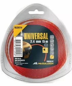 Universal By McCulloch Fil De Coupe-herbe Anti-bruit 2.4 Mm X 90 M - NLO017 - 00057-76.163.17