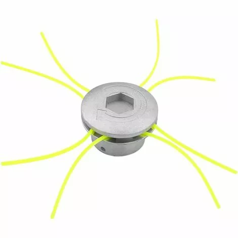 BRIDAY Tête De Coupe-Herbe En Aluminium Tondeuse D'herbe Tête Faucheuse Pour Accessoires De Tondeuse à Gazon Pour Jardin, Pelouse, Patio 5 BRIDAY Tête De Coupe-Herbe En Aluminium Tondeuse D'herbe Tête Faucheuse Pour Accessoires De Tondeuse à Gazon Pour Jardin, Pelouse, Patio â Image 3