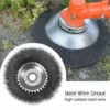 THSINDE Tête De Débroussailleuse Brosse De Fil D'acier De Tête De Coupe-Herbe De 6 Désherbage Pour Tondeuse à Gazon -Débroussailleuse Soldes Magasin 44089707 1