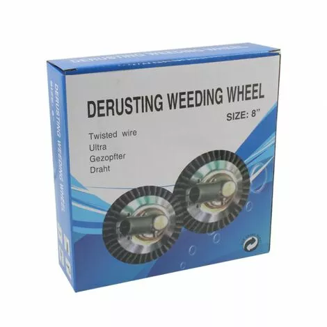 THSINDE Tête De Désherbage Fil D'acier, Brosse Rotative Disque De Pinceau à Roue Pour Outils De Pelouse Jardin Agriculture 8 Pouce 4 THSINDE Tête De Désherbage Fil D'acier, Brosse Rotative Disque De Pinceau à Roue Pour Outils De Pelouse Jardin Agriculture 8 Pouce – Image 2