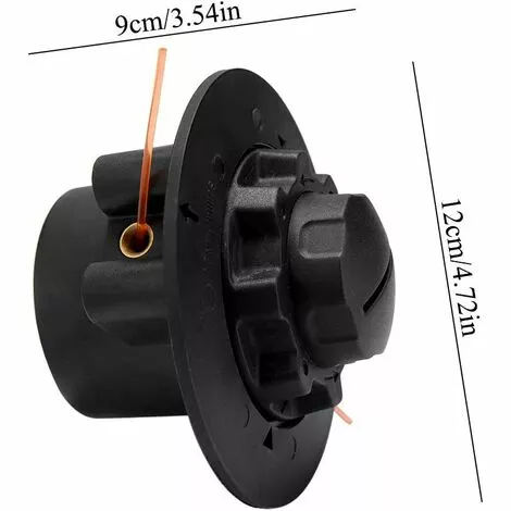 Kueatily Tête De Débroussailleuse Universelle, Tête De Tondeuses à Gazon Pour La Plupart Des Débroussailleuses, Comme Stihl Autocut C5-2 FS38 FS45 FSE60 FS50 6 Kueatily Tête De Débroussailleuse Universelle, Tête De Tondeuses à Gazon Pour La Plupart Des Débroussailleuses, Comme Stihl Autocut C5-2 FS38 FS45 FSE60 FS50 – Image 4