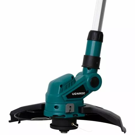 VONROC Débroussailleuse Sans Fil 20V - Doubles Roues Latérales, Poignée, Tete De Fil 8m - 1 Batterie 4.0Ah Et Chargeur Inclus 5 VONROC Débroussailleuse Sans Fil 20V - Doubles Roues Latérales, Poignée, Tete De Fil 8m - 1 Batterie 4.0Ah Et Chargeur Inclus – Image 3