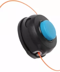 THSINDE Tête De Coupe De Tondeuse à Gazonrondes En Plastique Bleu Et Noir Avec 2 Cordes De Paille Orangedébroussailleuse T25 3 Pcs. -Débroussailleuse Soldes Magasin 45789569 2