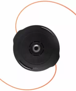 THSINDE Tête De Coupe De Tondeuse à Gazonrondes En Plastique Bleu Et Noir Avec 2 Cordes De Paille Orangedébroussailleuse T25 3 Pcs. -Débroussailleuse Soldes Magasin 45789569 3