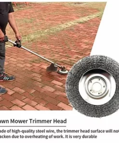 DONTODENT Tête De Débroussailleuse Brosse De Fil D'acier De Tête De Coupe-Herbe Pour Tondeuse à Gazon 10 DONTODENT Tête De Débroussailleuse Brosse De Fil D'acier De Tête De Coupe-Herbe Pour Tondeuse à Gazon -Débroussailleuse Soldes Magasin 46192296 4