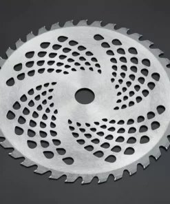 Lame De Scie à Bois Circulaire 60 Dents Avec Pointe De Carbure Disques De Roue Jardin Herbe Brosse Strimmer Trimmer Weed Coupe Outil De Puissance 255mm Fontainebleau Argent -Débroussailleuse Soldes Magasin 46378613 3