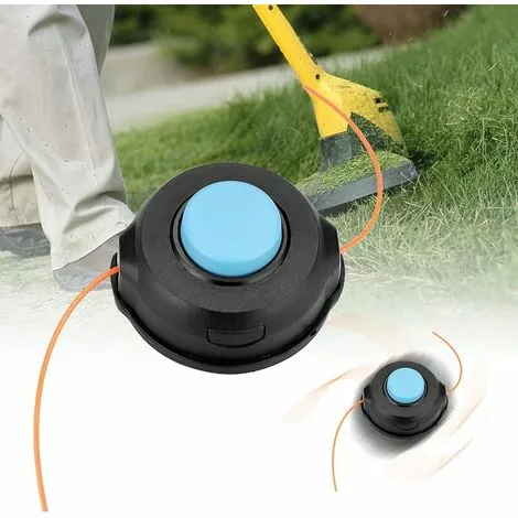 LONGZIMING Tête De Tondeuse à Gazon, Accessoires De Tondeuse à Gazon Pour Débroussailleuse Universelle, Bobine Pré-Enroulée à Arbre Droit à Avance De Robinet(T25) 5 LONGZIMING Tête De Tondeuse à Gazon, Accessoires De Tondeuse à Gazon Pour Débroussailleuse Universelle, Bobine Pré-Enroulée à Arbre Droit à Avance De Robinet(T25) – Image 3