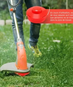 TINOR 3X Tête De Débroussailleuse Universelle Fil Nylon (3X Rouge) -Débroussailleuse Soldes Magasin 47185640 3