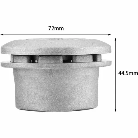 TINOR Tête De Débroussailleuse Universelle, Tête De Coupe-Bordure Aluminium à Fil Accessoire De Débroussailleuse Avec 4 Lignes Pour Tondeuse à Gazon, 72 X 44,5 Mm 4 TINOR Tête De Débroussailleuse Universelle, Tête De Coupe-Bordure Aluminium à Fil Accessoire De Débroussailleuse Avec 4 Lignes Pour Tondeuse à Gazon, 72 X 44,5 Mm – Image 2
