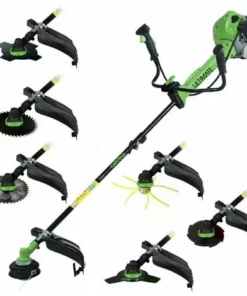 Débroussailleuse Thermique Professionnelle 7 En 1 - 2 Temps 52cc 2cv Anti-vibration Barre Divisible - KAPOTHA Ultimate