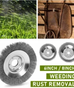 SUPERSELLER Lame De Tondeuse Têtes De Rechange Pour Coupe-herbe Accessoires De Coupe-fil En Acier Type De Bol Roue De Désherbage Pour Le Désherbage, 200mm - 200mm 11 SUPERSELLER Lame De Tondeuse Têtes De Rechange Pour Coupe-herbe Accessoires De Coupe-fil En Acier Type De Bol Roue De Désherbage Pour Le Désherbage, 200mm - 200mm -Débroussailleuse Soldes Magasin 50059972 5