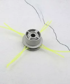 Tête De Débroussailleuse De Rechange Universelle En Aluminium Argenté Pour Débroussailleuse Avec Entretoises En Corde En Nylon Pour Jardin, Pelouse, Patio，Irisfr,1 Pcs -Débroussailleuse Soldes Magasin 50943392 4