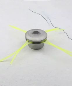 Tête De Débroussailleuse De Rechange Universelle En Aluminium Argenté Pour Débroussailleuse Avec Entretoises En Corde En Nylon Pour Jardin, Pelouse, Patio，Irisfr,1 Pcs -Débroussailleuse Soldes Magasin 50943392 5