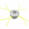Tête De Débroussailleuse Universelle, Betterlife Tête De Coupe-Bordure Aluminium à Fil Accessoire De Débroussailleuse Avec 4 Lignes Pour Tondeuse à Gazon, 72 X 44,5 Mm