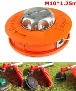 ELLE Tête En Aluminium Sans Tondeuse à Gazon Tête D'herbe Corde D'herbe Tête D'herbe Universelle Résistant à L'usure Corde En Nylon Fil De Scie, Rouge