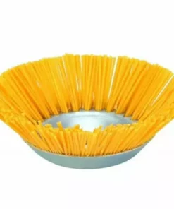 ELLE Brosse Anti-mauvaises Herbes En Nylon Pour Débroussailleuse - Outil De Jardin - Tête De Débroussailleuse - Trou Intérieur 25,4 Mm - Jaune - 200 Mm -Débroussailleuse Soldes Magasin 51245843 3