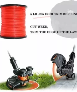 TINOR 2.4 Mm X 100 M Nylon Fil De Coupe,Forme D'étoile Débroussailleuse Bobine Avec Compatibilité élevée Et Des Performances Coupe Parfaites Pour Jardin Accessoires Tondeuse -Débroussailleuse Soldes Magasin 51245943 3