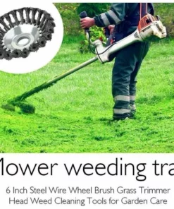 ELLE Tête De Brosse En Acier Massif De 15 Cm Pour Tondeuses à Gazon -Débroussailleuse Soldes Magasin 51246363 4