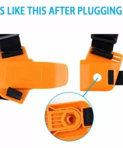 TINOR Lot De 2 Sangles D'épaule Réglables Pour Tondeuse à Gazon Avec Ceinture En Nylon Durable Pour Jardinage Ou Débroussailleuse Pour Débroussailleuse KM, STIHL FS (Orange) -Débroussailleuse Soldes Magasin 51246431 4