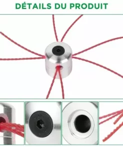 ZHUOXUAN 2021 8" Size: 200 X 200 X 25mm 6" Size: 150 X 150 X 25mm Tête De Coupe Conique En Fil Métallique Pour Tondeuse à Gazon Brosse De Qualité Supérieure Pour Débroussailleuse (1A-1C) -Débroussailleuse Soldes Magasin 51447797 3