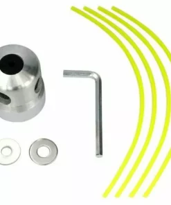 ZHUOXUAN Tête De Débroussailleuse，tête De Tondeuse à Colonne En Aluminium Brillant.