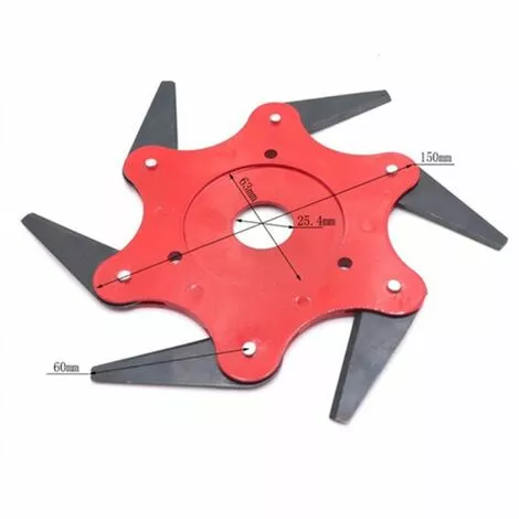 ZHUOXUAN Tête Faucheuse Fil Herbe Jardin Lame Droite De Débroussailleuse Pour Le Riz Paddy Jardin Cour Orchard 150MM 5 ZHUOXUAN Tête Faucheuse Fil Herbe Jardin Lame Droite De Débroussailleuse Pour Le Riz Paddy Jardin Cour Orchard 150MM – Image 3