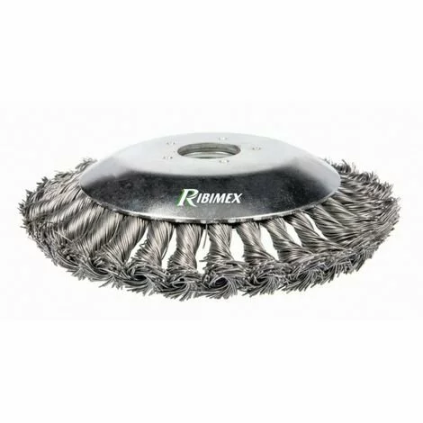 RIBIMEX Brosse Désherbage Métal. Alésage 25,4mm, Diamètre 150mm Avec Adaptations Pour Toute Débroussailleuse 3 RIBIMEX Brosse Désherbage Métal. Alésage 25,4mm, Diamètre 150mm Avec Adaptations Pour Toute Débroussailleuse