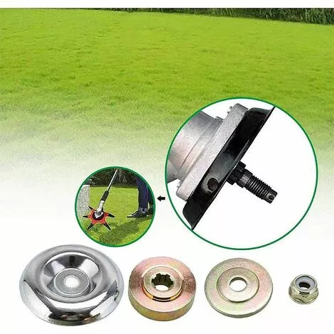 LITZEE 4 Pièces Kit Fixation écrou Lame Boîte, Boîte De Vitesses En Métal Pour Tondeuse à Gazon, Accessoires De Boîte De Vitesses En Métal Pour Tondeuse, Pour Tondeuse à Gazon, Machine D'irrigation 4 LITZEE 4 Pièces Kit Fixation écrou Lame Boîte, Boîte De Vitesses En Métal Pour Tondeuse à Gazon, Accessoires De Boîte De Vitesses En Métal Pour Tondeuse, Pour Tondeuse à Gazon, Machine D'irrigation – Image 2