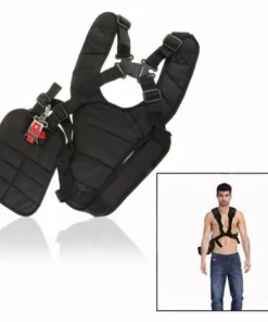 TINOR Harnais à Double Bandoulière Pour Débroussailleuse Tondeuse, Débroussailleuse Tondeuse Husqvarna Echo, Noir -Débroussailleuse Soldes Magasin 51608045 5
