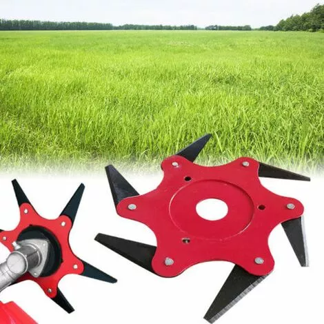 DONTODENT Tête De Débroussailleuse En Métal à 6 Dents - Tête De Tondeuse à Gazon De Jardin 2 Commandes - Vert, Lame Plate 6 DONTODENT Tête De Débroussailleuse En Métal à 6 Dents - Tête De Tondeuse à Gazon De Jardin 2 Commandes - Vert, Lame Plate – Image 4