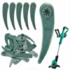 DONTODENT Lot De 25 Lames En Plastique Pour Tondeuse à Gazon, Agriculture, Foresterie, Jardinage, Accessoire De Rechange Pour Tondeuse à Gazon -en Dents De Scie 1 DONTODENT Lot De 25 Lames En Plastique Pour Tondeuse à Gazon, Agriculture, Foresterie, Jardinage, Accessoire De Rechange Pour Tondeuse à Gazon -en Dents De Scie -Débroussailleuse Soldes Magasin 52649896 1