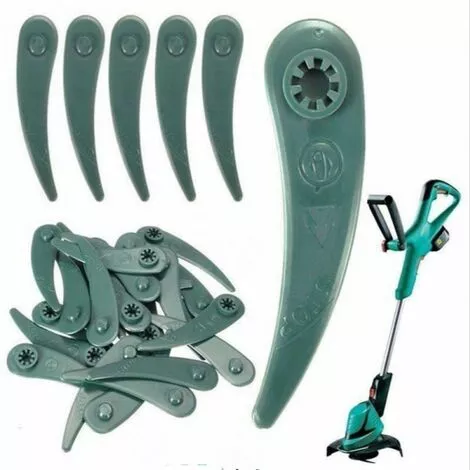 DONTODENT Lot De 50 Lames En Plastique Pour Tondeuse à Gazon, Agriculture, Foresterie, Jardinage, Accessoire De Rechange Pour Tondeuse à Gazon -en Dents De Scie 3 DONTODENT Lot De 50 Lames En Plastique Pour Tondeuse à Gazon, Agriculture, Foresterie, Jardinage, Accessoire De Rechange Pour Tondeuse à Gazon -en Dents De Scie