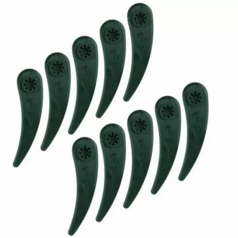 DONTODENT Lot De 50 Lames En Plastique Pour Tondeuse à Gazon, Agriculture, Foresterie, Jardinage, Accessoire De Rechange Pour Tondeuse à Gazon -en Dents De Scie 4 DONTODENT Lot De 50 Lames En Plastique Pour Tondeuse à Gazon, Agriculture, Foresterie, Jardinage, Accessoire De Rechange Pour Tondeuse à Gazon -en Dents De Scie – Image 2